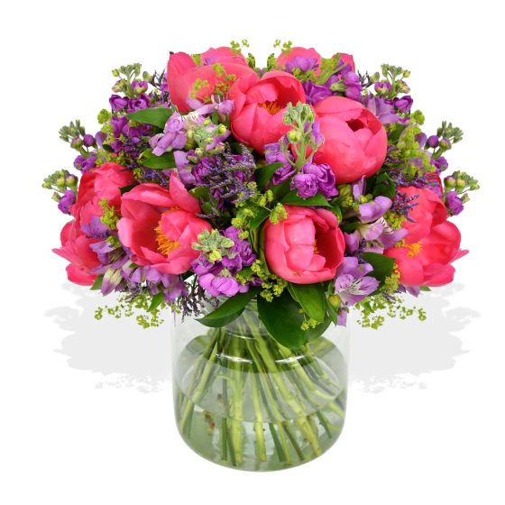 Stocks and Peonies